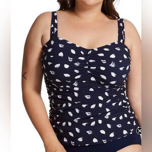 🆕 Profile by Gottex Underwire Tankini Top 32F swimsuit bathing suit